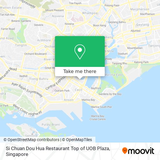 Si Chuan Dou Hua Restaurant Top of UOB Plaza map