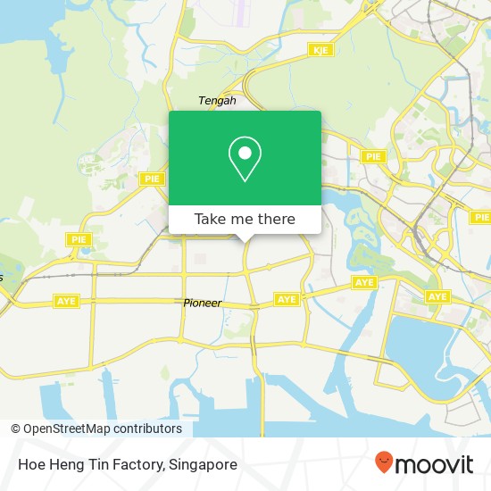 Hoe Heng Tin Factory map