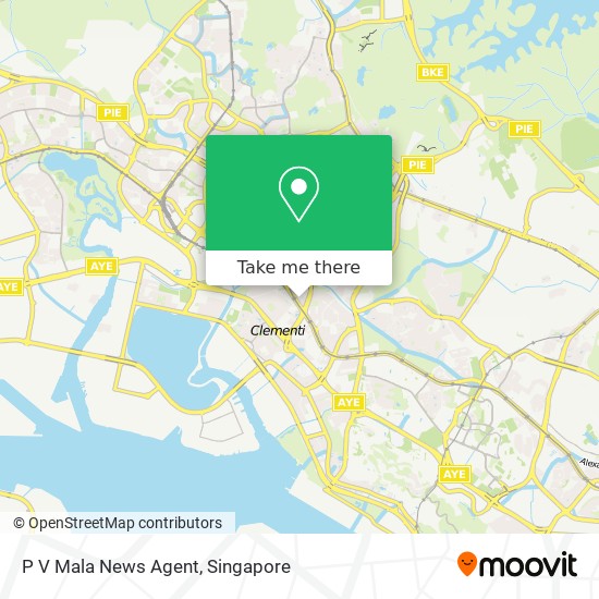 P V Mala News Agent map