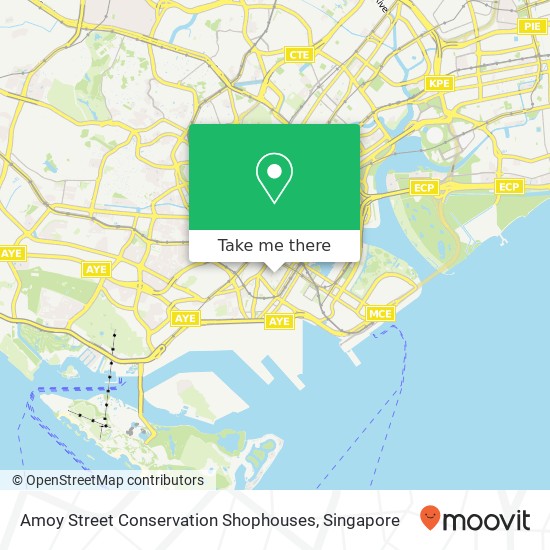 Amoy Street Conservation Shophouses map