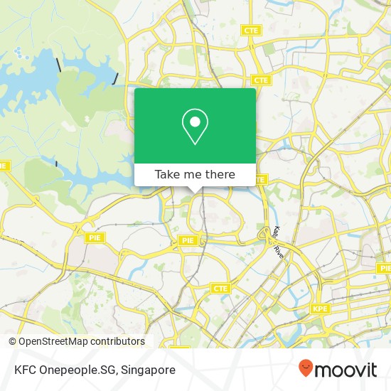 KFC Onepeople.SG map