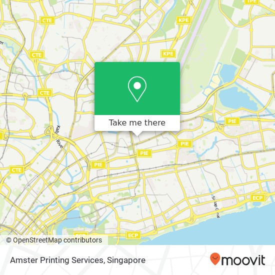 Amster Printing Services map