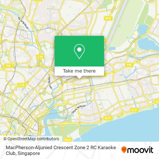 MacPherson-Aljunied Crescent Zone 2 RC Karaoke Club map