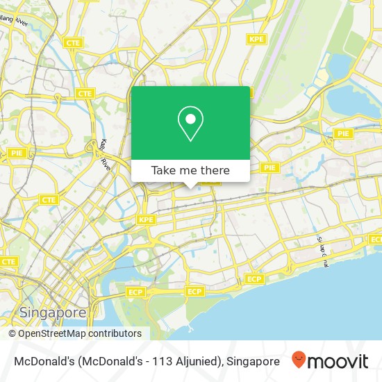McDonald's (McDonald's - 113 Aljunied)地图