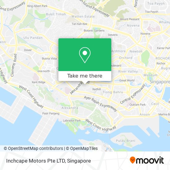 Inchcape Motors Pte LTD map