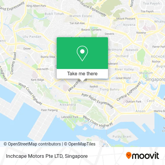Inchcape Motors Pte LTD map