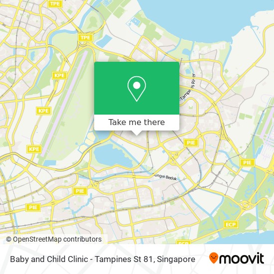 Baby and Child Clinic - Tampines St 81 map