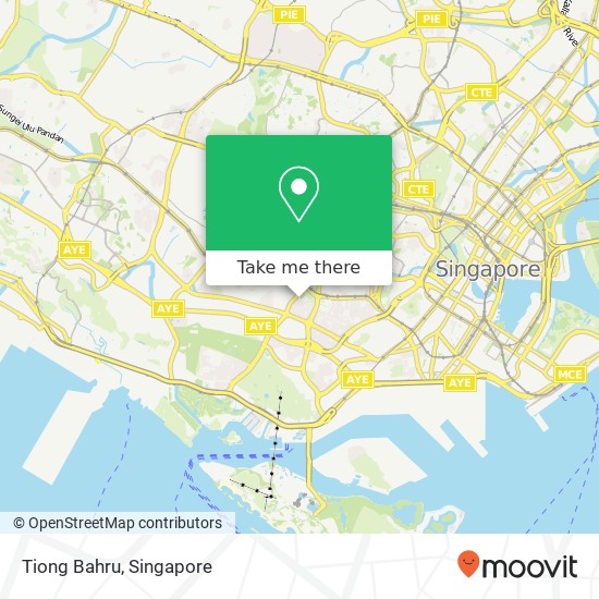 Tiong Bahru map