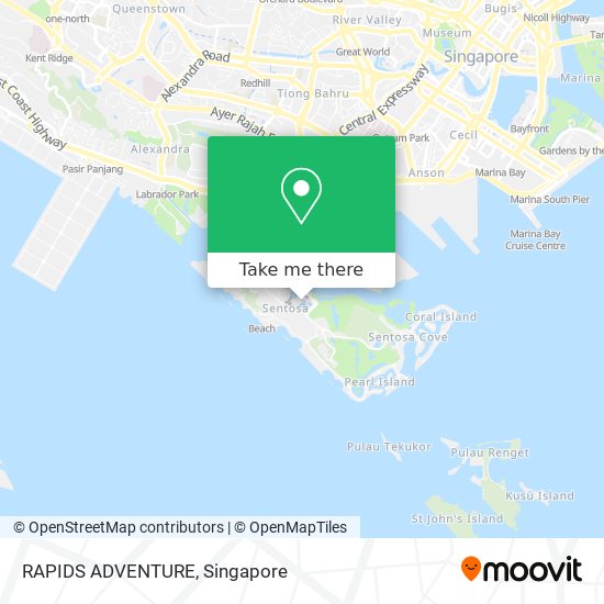 RAPIDS ADVENTURE map