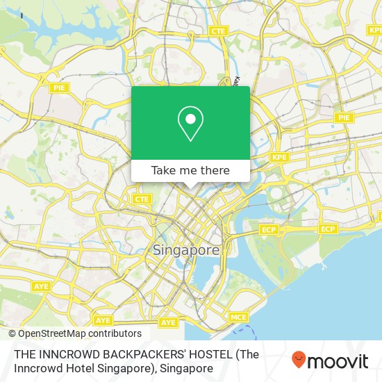 THE INNCROWD BACKPACKERS' HOSTEL (The Inncrowd Hotel Singapore) map