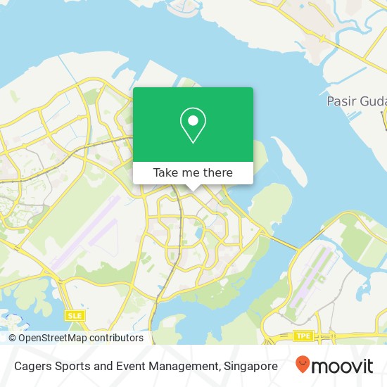 Cagers Sports and Event Management map