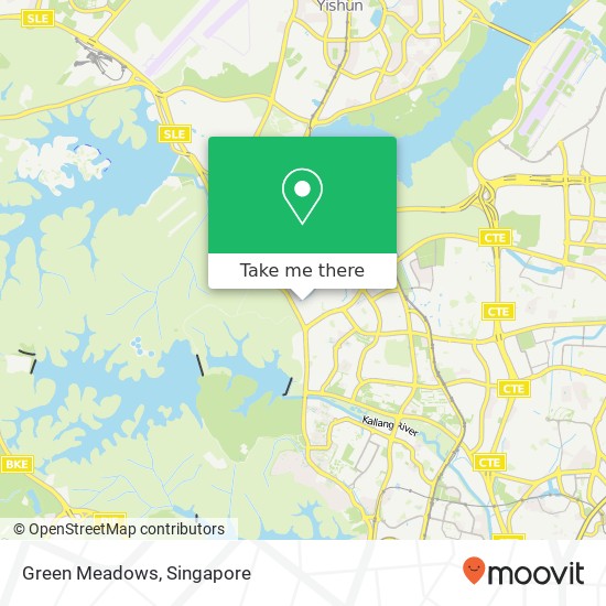 Green Meadows map