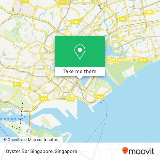 Oyster Bar Singapore map