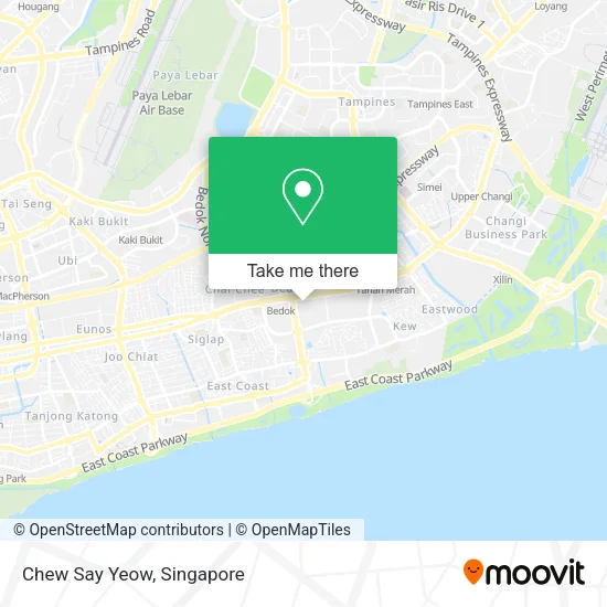 Chew Say Yeow map
