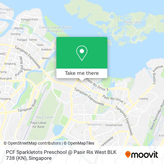 PCF Sparkletots Preschool @ Pasir Ris West BLK 738 (KN) map