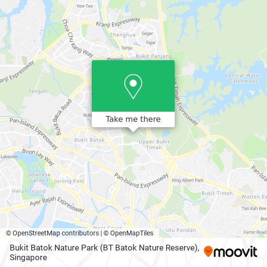 Bukit Batok Nature Park (BT Batok Nature Reserve)地图