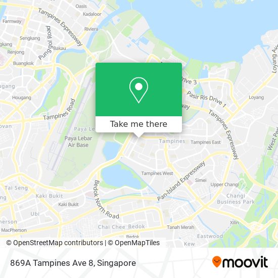869A Tampines Ave 8地图