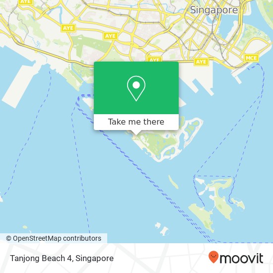 Tanjong Beach 4 map