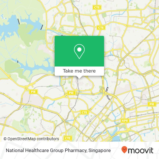 National Healthcare Group Pharmacy map