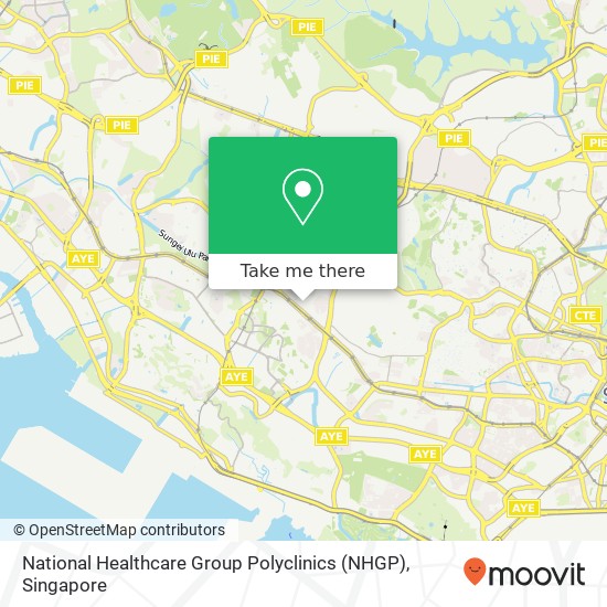 National Healthcare Group Polyclinics (NHGP) map
