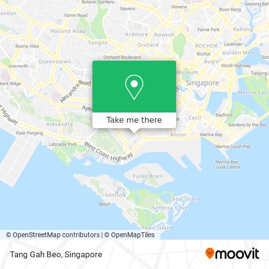 Tang Gah Beo map