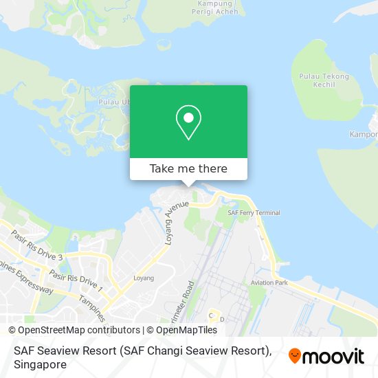 SAF Seaview Resort map
