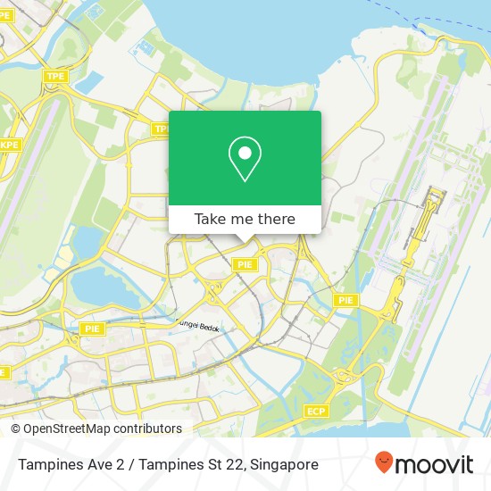 Tampines Ave 2 / Tampines St 22地图