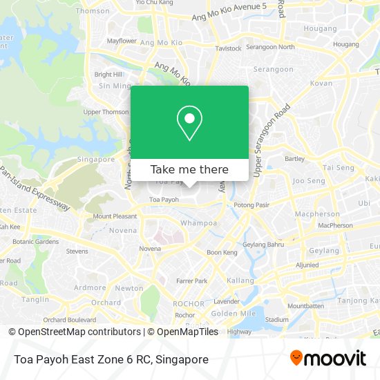 Toa Payoh East Zone 6 RC地图