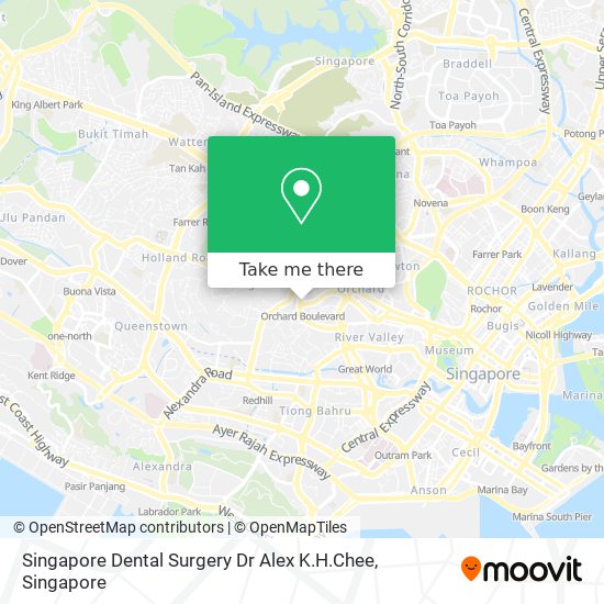 Singapore Dental Surgery Dr Alex K.H.Chee地图