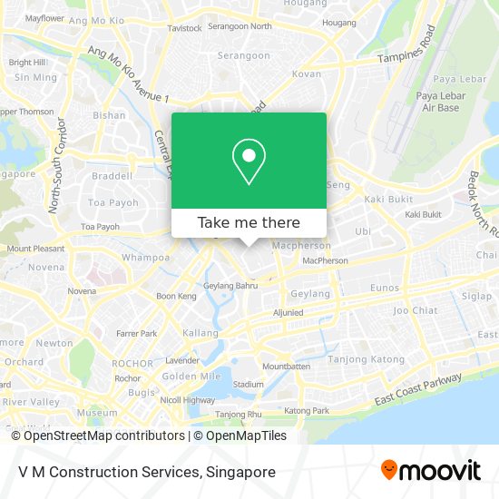 V M Construction Services map