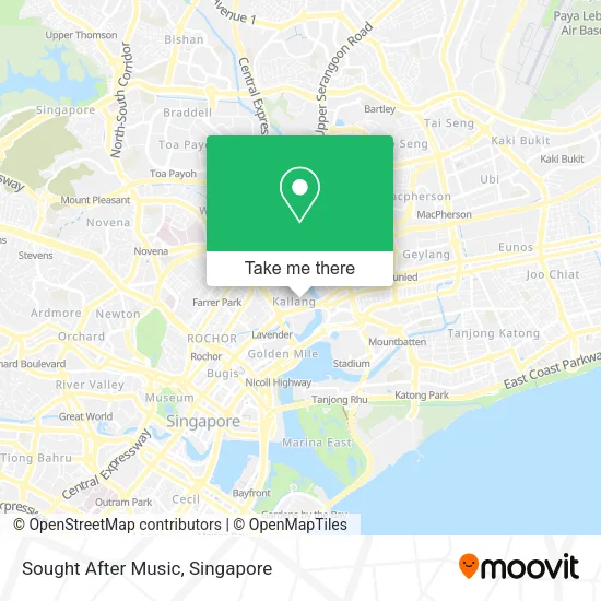 Sought After Music map
