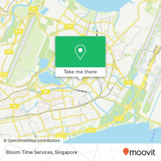 Bloom Time Services map