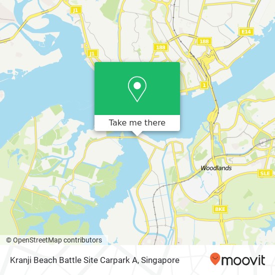 Kranji Beach Battle Site Carpark A map