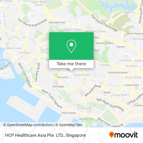 HCP Healthcare Asia Pte. LTD. map