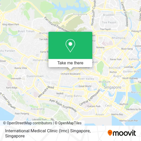 International Medical Clinic (Imc) Singapore地图