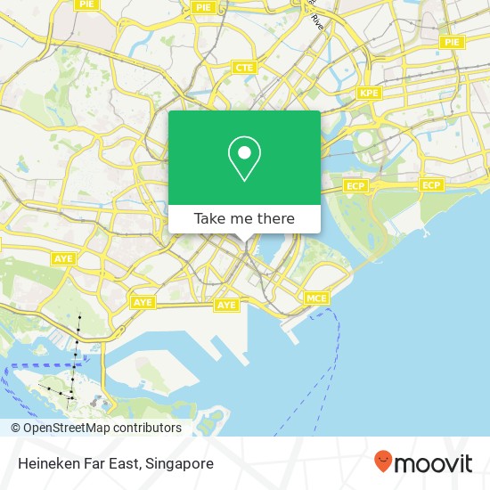 Heineken Far East map