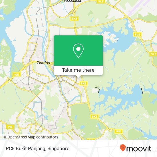 PCF Bukit Panjang map