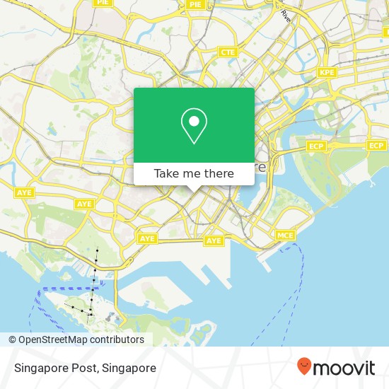 Singapore Post地图