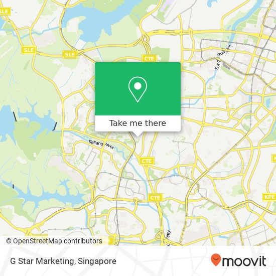 G Star Marketing map