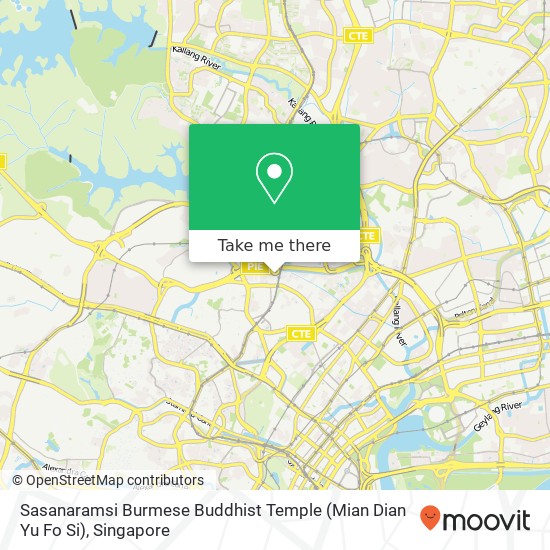 Sasanaramsi Burmese Buddhist Temple (Mian Dian Yu Fo Si)地图