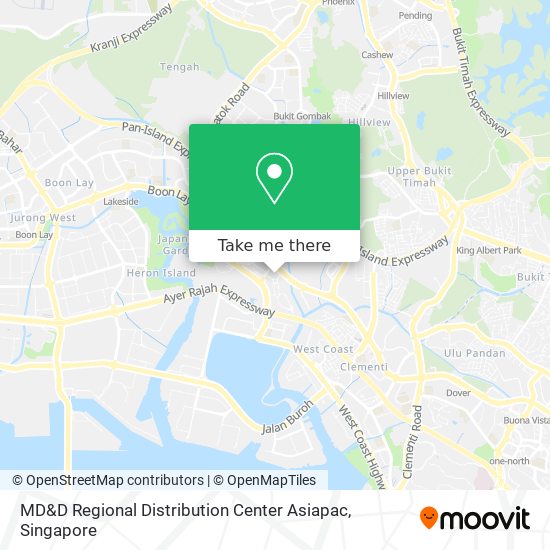 MD&D Regional Distribution Center Asiapac map