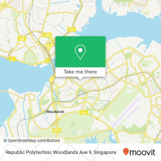 Republic Polytechnic Woodlands Ave 9地图