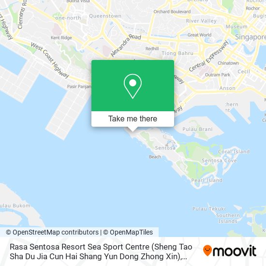 Rasa Sentosa Resort Sea Sport Centre (Sheng Tao Sha Du Jia Cun Hai Shang Yun Dong Zhong Xin)地图