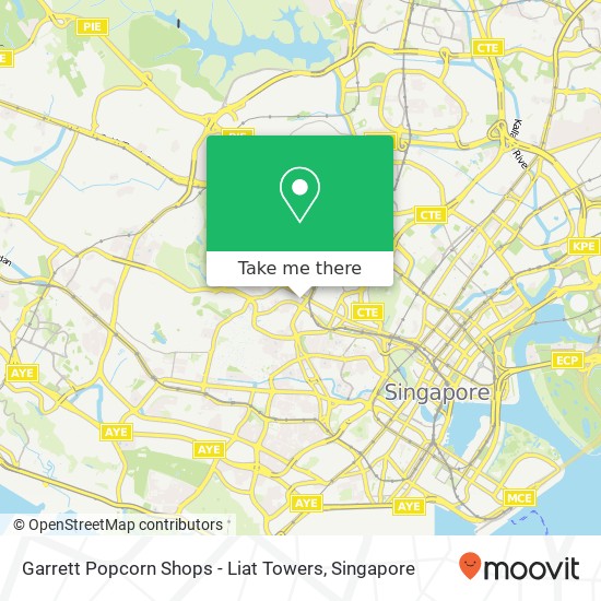 Garrett Popcorn Shops - Liat Towers map