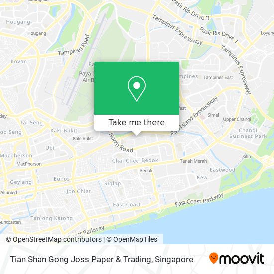 Tian Shan Gong Joss Paper & Trading map