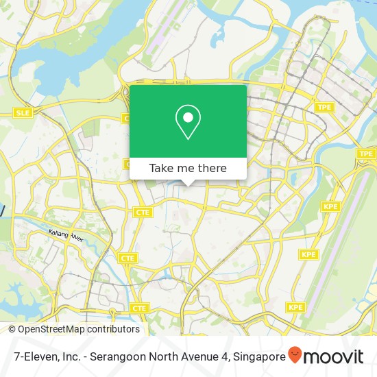 7-Eleven, Inc. - Serangoon North Avenue 4地图