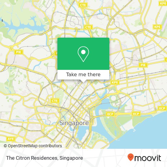 The Citron Residences map