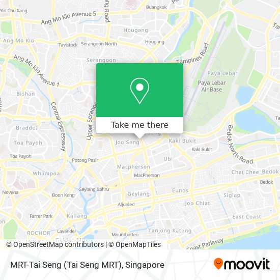 MRT-Tai Seng地图
