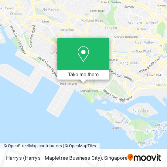Harry's (Harry's - Mapletree Business City) map