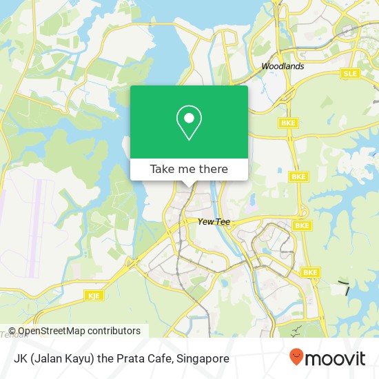 JK (Jalan Kayu) the Prata Cafe地图